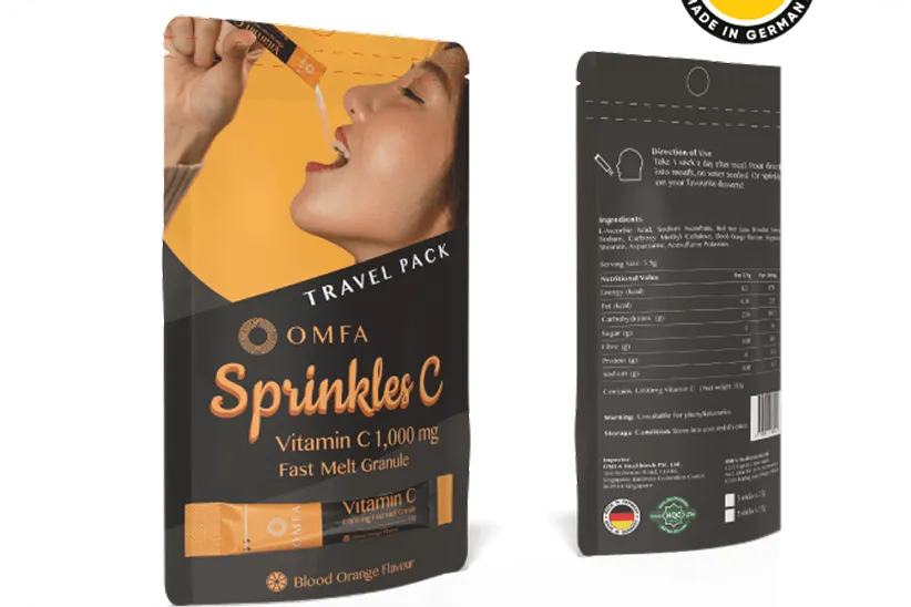 Travel Pack - OMFA Sprinkles C Vitamin C 1,000mg